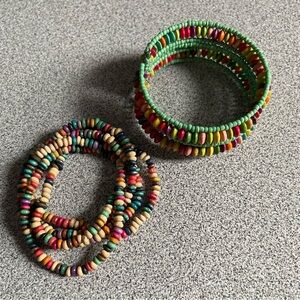 Colourful Beaded Stretch Bracelets